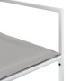 Gartensitzgruppe 9-teilig mit weißen Textilene-Kissen. von , Gartensets - Ref: Foro24-3295093, Preis: 418,91 €, Rabatt: %