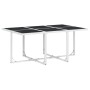 Juego de comedor de jardín 11 pzas con cojines textilene blanco de , Conjuntos de jardín - Ref: Foro24-3295114, Precio: 472,1...