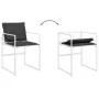 Gartenspeiseset 11-teilig mit weißen Textilene-Kissen. von , Gartensets - Ref: Foro24-3295114, Preis: 462,69 €, Rabatt: %