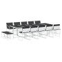 Gartensitzgruppe 15-teilig mit weißen Textilene-Kissen. von , Gartensets - Ref: Foro24-3295116, Preis: 766,08 €, Rabatt: %