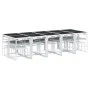 Garden dining set, 15 pieces, with white textilene cushions. by , Garden sets - Ref: Foro24-3295116, Price: 750,65 €, Discoun...