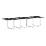 Gartensitzgruppe 17-teilig mit weißen Textilene-Kissen. von , Gartensets - Ref: Foro24-3295102, Preis: 889,46 €, Rabatt: %