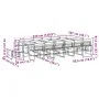 Gartensitzgruppe 17-teilig mit weißen Textilene-Kissen. von , Gartensets - Ref: Foro24-3295102, Preis: 875,83 €, Rabatt: %