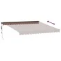 Automatic retractable awning with LED lights brown 400x300 cm by , Awnings - Ref: Foro24-3310211, Price: 590,88 €, Discount: %