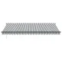 Manual retractable awning with LED light in anthracite and white 500x300cm. by , Awnings - Ref: Foro24-3310239, Price: 633,37...