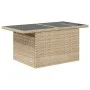 Gartensofa-Set, 9-teilig, mit Kissen, aus synthetischem Rattan in Beige. von , Gartensets - Ref: Foro24-3267169, Preis: 594,0...