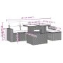 Garden sofa set with 6-piece synthetic rattan beige cushions by , Garden sets - Ref: Foro24-3267239, Price: 394,91 €, Discoun...