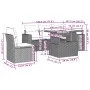 Gartensofa-Set mit 6-teiligen Kissen aus synthetischem Rattan in Beige. von , Gartensets - Ref: Foro24-3267279, Preis: 429,55...