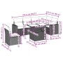 Set of 7-piece garden sofas and beige synthetic rattan cushions by , Garden sets - Ref: Foro24-3267309, Price: 488,15 €, Disc...