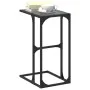 Side table with transparent glass and steel 40x30x61.5 cm by , Side tables - Ref: Foro24-846037, Price: 35,02 €, Discount: %
