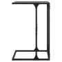 Side table with transparent glass and steel 40x30x61.5 cm by , Side tables - Ref: Foro24-846037, Price: 35,02 €, Discount: %