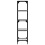Shelf with transparent glass surface, steel frame, 40x30x123 cm. by , Hangers and shelves - Ref: Foro24-846040, Price: 56,41 ...