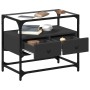 Mueble TV tablero cristal madera ingeniería negro 60x35x51 cm de , Muebles TV - Ref: Foro24-846054, Precio: 58,67 €