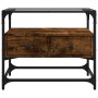TV-Möbel aus Glas und Holz, Eichen-Ingenieurholz geräuchert, 60x35x51 cm. von , TV-Möbel - Ref: Foro24-846056, Preis: 56,82 €...
