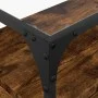 TV stand made of smoked oak wood and glass, measuring 60x35x51 cm. by , TV Furniture - Ref: Foro24-846056, Price: 56,06 €, Di...