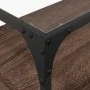 TV stand made of brown oak wood and glass, measuring 80x35x51 cm. by , TV Furniture - Ref: Foro24-846063, Price: 68,28 €, Dis...