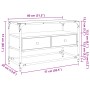 Mueble TV cristal y madera ingeniería marrón roble 80x35x51 cm de , Muebles TV - Ref: Foro24-846063, Precio: 69,21 €, Descuen...
