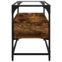 TV-Möbel aus Glas und Holz, Eichen-Ingenieurholz geräuchert, 80x35x51 cm. von , TV-Möbel - Ref: Foro24-846061, Preis: 67,00 €...