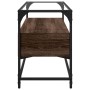 TV-Möbel aus Glas und Holz, braune Eiche, 98x35x51 cm. von , TV-Möbel - Ref: Foro24-846068, Preis: 83,51 €, Rabatt: %
