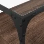TV stand made of brown oak wood and glass, dimensions 98x35x51 cm. by , TV Furniture - Ref: Foro24-846068, Price: 82,34 €, Di...