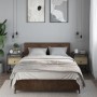 Bedside tables 2 units engineered wood Sonoma oak 40x40x55 cm by , Nightstands - Ref: Foro24-846077, Price: 80,99 €, Discount: %