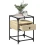 Bedside tables 2 units engineered wood Sonoma oak 40x40x55 cm by , Nightstands - Ref: Foro24-846077, Price: 79,92 €, Discount: %