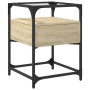 Zwei Nachttische aus Sonoma-Eichenfurnierholz, 40x40x55 cm. von , Nachttische - Ref: Foro24-846077, Preis: 80,99 €, Rabatt: %
