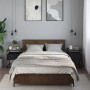 Bedside tables 2 units engineered wood black 40x30x50 cm by , Nightstands - Ref: Foro24-846075, Price: 87,70 €, Discount: %