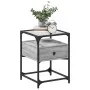 Bedside table made of gray Sonoma engineered wood, 40x40x55 cm. by , Nightstands - Ref: Foro24-846080, Price: 59,57 €, Discou...