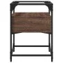 Engineered wood brown oak bedside table 40x40x55 cm by , Nightstands - Ref: Foro24-846082, Price: 58,60 €, Discount: %