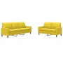 2-piece velvet yellow sofa set with cushions by , Sofas - Ref: Foro24-3278397, Price: 516,55 €, Discount: %