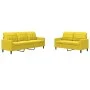 2-piece velvet yellow sofa set with cushions by , Sofas - Ref: Foro24-3278397, Price: 507,39 €, Discount: %