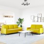 2-piece velvet yellow sofa set with cushions by , Sofas - Ref: Foro24-3278397, Price: 516,55 €, Discount: %