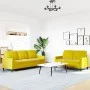 2-piece velvet yellow sofa set with cushions by , Sofas - Ref: Foro24-3278397, Price: 507,39 €, Discount: %