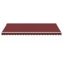 Toldo retráctil manual burdeos 500x300 cm de , Toldos - Ref: Foro24-3215223, Precio: 412,21 €, Descuento: %