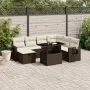 Set aus 8-teiligen Gartensofas und Kissen aus braunem Kunst-Rattan. von , Gartensets - Ref: Foro24-3275003, Preis: 573,56 €, ...