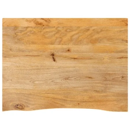 Solid mango wood natural edge table top 90x60x2.5 cm by , Table tops - Ref: Foro24-370453, Price: 71,66 €, Discount: %