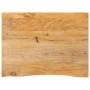 Massivholz-Tischplatte mit natürlicher Kante aus Mangoholz 90x60x2,5 cm. von , Tischplatten - Ref: Foro24-370453, Preis: 72,7...