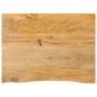 Solid mango wood natural edge table top 90x60x2.5 cm by , Table tops - Ref: Foro24-370453, Price: 71,66 €, Discount: %