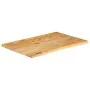 Solid mango wood natural edge table top 90x60x2.5 cm by , Table tops - Ref: Foro24-370453, Price: 71,66 €, Discount: %