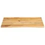 Massivholz-Tischplatte mit natürlicher Kante aus Mangoholz 90x60x2,5 cm. von , Tischplatten - Ref: Foro24-370453, Preis: 71,5...