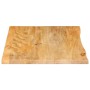 Massivholz-Tischplatte mit natürlicher Kante aus Mangoholz 90x60x2,5 cm. von , Tischplatten - Ref: Foro24-370453, Preis: 72,7...