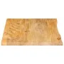 Solid mango wood natural edge table top 90x60x2.5 cm by , Table tops - Ref: Foro24-370453, Price: 71,66 €, Discount: %