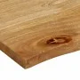 Solid mango wood natural edge table top 90x60x2.5 cm by , Table tops - Ref: Foro24-370453, Price: 71,66 €, Discount: %