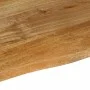 Solid mango wood natural edge table top 90x60x2.5 cm by , Table tops - Ref: Foro24-370453, Price: 71,66 €, Discount: %