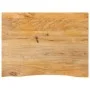 Solid mango wood natural edge table top 70x60x2.5 cm by , Table tops - Ref: Foro24-370451, Price: 59,88 €, Discount: %