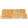 Solid mango wood natural edge table top 80x80x2.5 cm by , Table tops - Ref: Foro24-370458, Price: 84,85 €, Discount: %