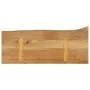 Solid mango wood natural edge table top 80x20x3.8 cm by , Table tops - Ref: Foro24-370466, Price: 30,75 €, Discount: %