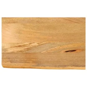 Solid mango wood natural edge table top 60x20x3.8 cm by , Table tops - Ref: Foro24-370464, Price: 25,18 €, Discount: %