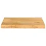 Solid mango wood natural edge table top 60x20x3.8 cm by , Table tops - Ref: Foro24-370464, Price: 25,18 €, Discount: %